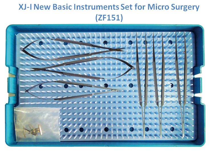 XJ-I New Basic Instruments Set for Micro Surgery ZF151