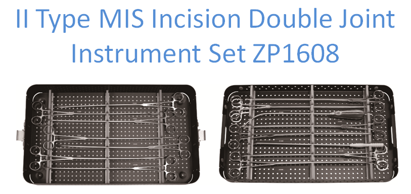II Type MIS Incision Double Joint Instrument Set ZP1608